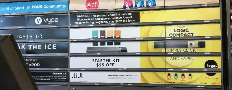 Convenience Store vape display